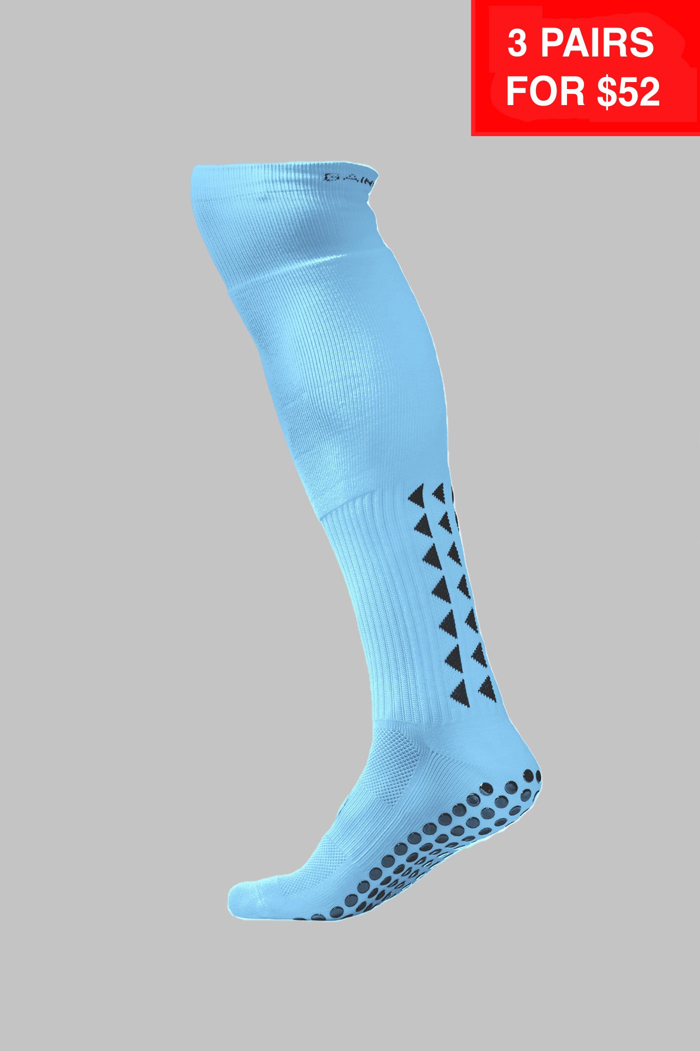 GRIP SOCKS 2.0  Full Length - Light Blue