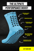 GRIP SOCKS 2.0 MidCalf Length - Light Blue - Gain The Edge US