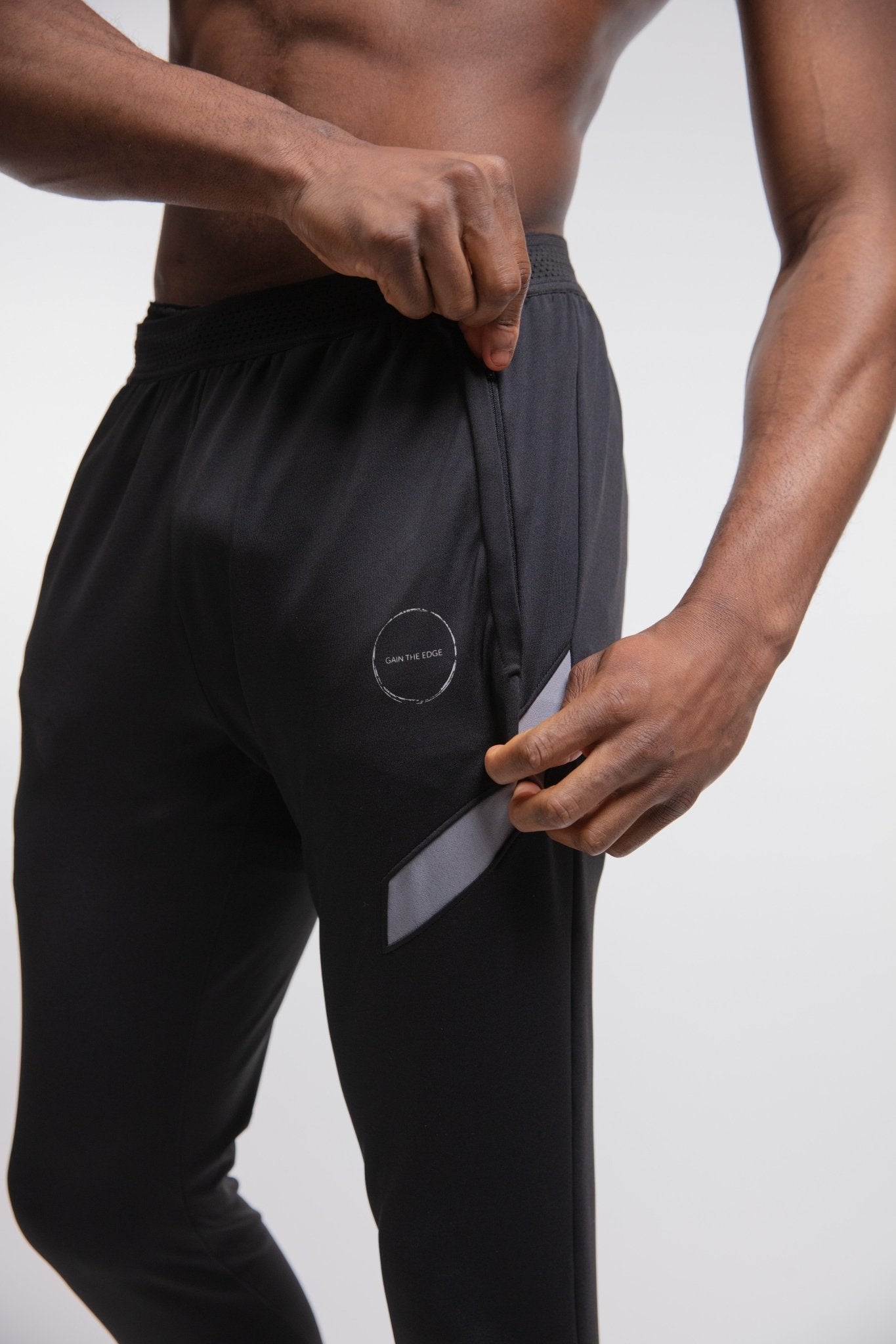 Elite Training Pant In Black & Grey - Gain The Edge US