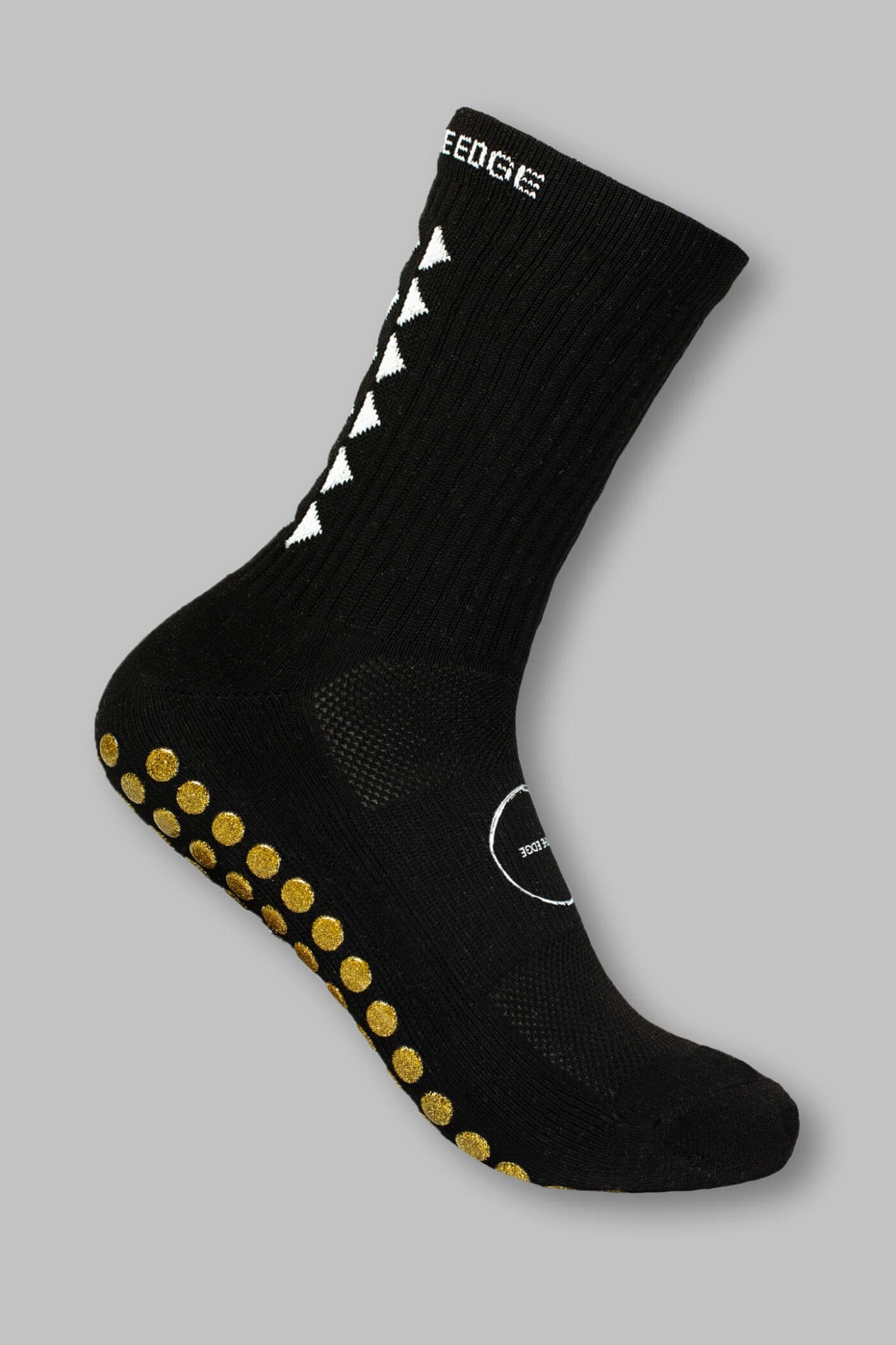 LIMITED EDITION GRIP SOCKS 2.0 - Black & Gold Grip - Gain The Edge US