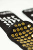 LIMITED EDITION GRIP SOCKS 2.0 - Black & Gold Grip - Gain The Edge US
